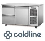 COLDLINE - MASTER - KØLEBORD MED 2 LÅGE